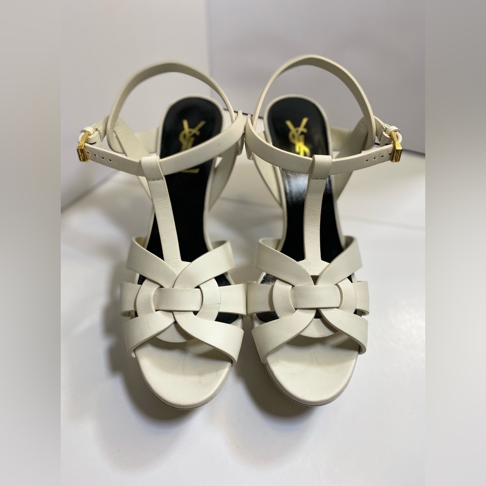 Ysl tribute platform sandals